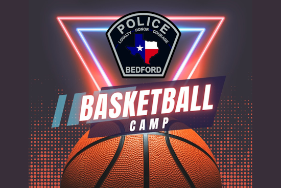 Bedford Police Department Hosts Free Summer Basketball Camp for Area Youth