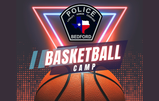 Bedford Police Department Hosts Free Summer Basketball Camp for Area Youth