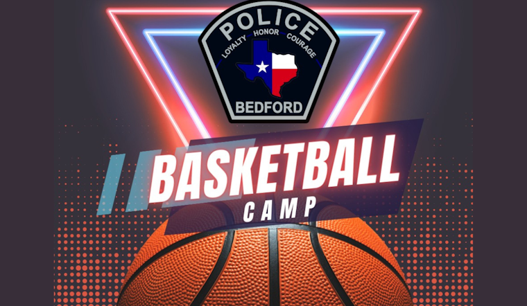 Bedford Police Department Hosts Free Summer Basketball Camp for Area Youth