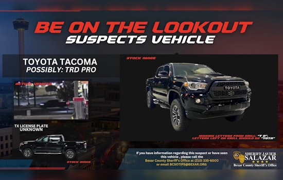 Bexar County Sheriff's Office Seeks Community Aid in Locating Suspect of Fatal Hit-and-Run in San Antonio