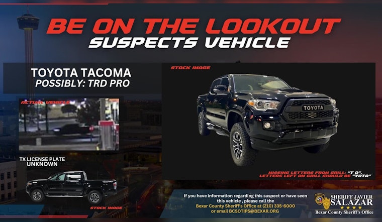 Bexar County Sheriff's Office Seeks Community Aid in Locating Suspect of Fatal Hit-and-Run in San Antonio