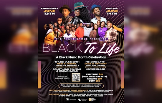Bloomington Grooves to "Black To Life": A Celebration of Black Music This June at the Schneider Theater