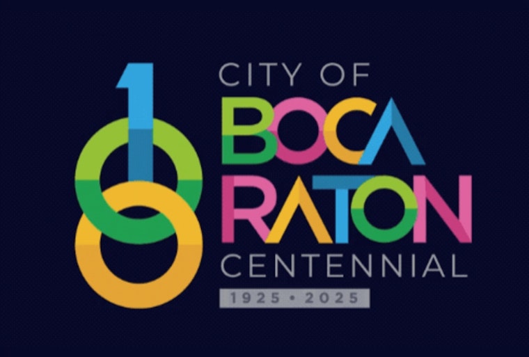 Boca Raton Unveils Commemorative Logo for 100th Anniversary Celebrations Starting 2024