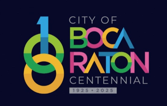Boca Raton Unveils Commemorative Logo for 100th Anniversary Celebrations Starting 2024