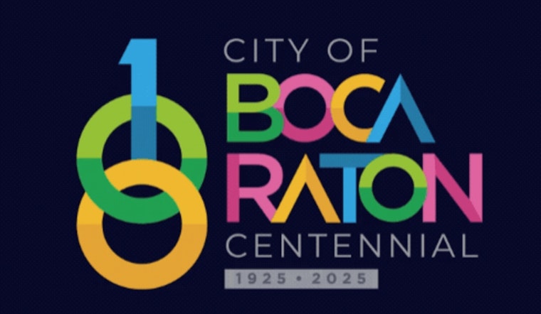 Boca Raton Unveils Commemorative Logo for 100th Anniversary Celebrations Starting 2024