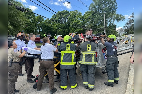 Boston Construction Worker Hospitalized After 20-Foot Fall from Church Steeple