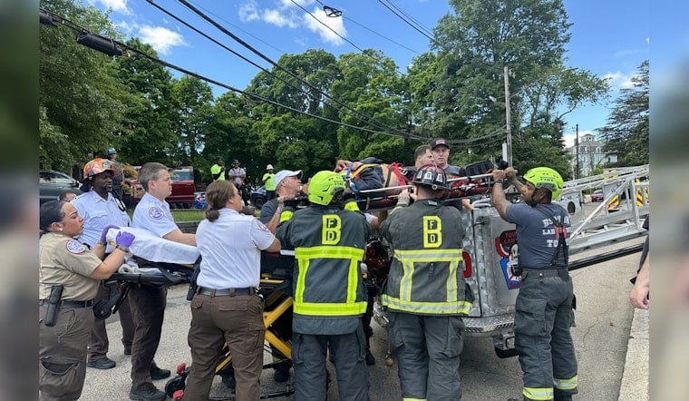Boston Construction Worker Hospitalized After 20-Foot Fall from Church Steeple