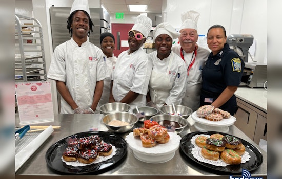 Boston Police Honor D-Day Veterans with Decorative Donuts at Kroc Center