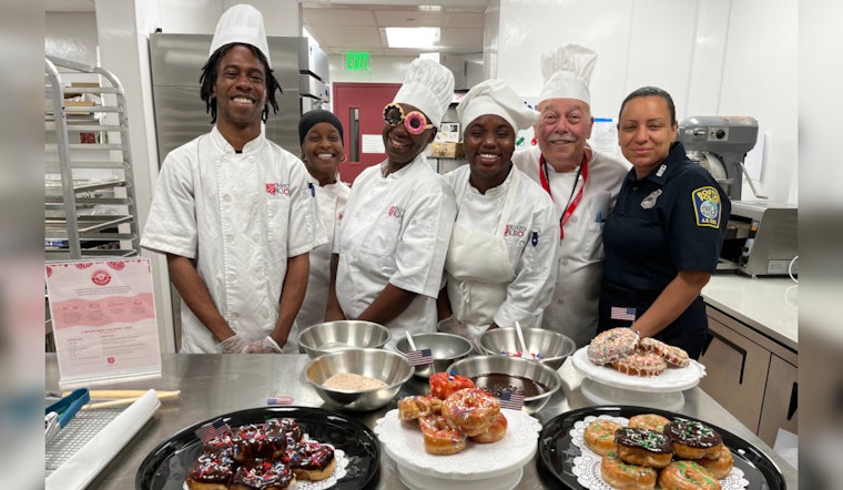 Boston Police Honor D-Day Veterans with Decorative Donuts at Kroc Center