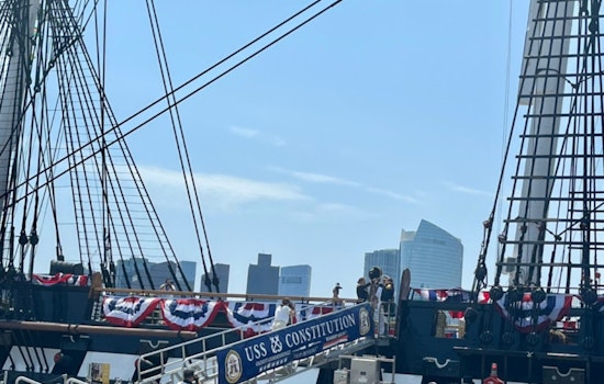Boston Police Honor Naval Tradition at Historic U.S.S. Constitution Change of Command Ceremony