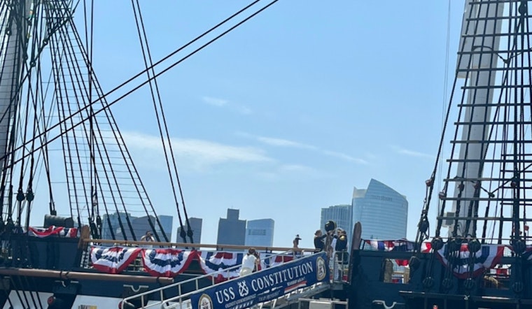 Boston Police Honor Naval Tradition at Historic U.S.S. Constitution Change of Command Ceremony