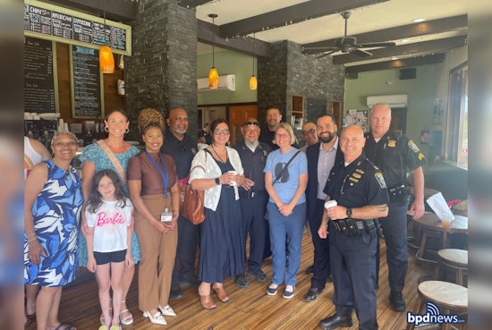 Boston Police Host 'Coffee with a Cop' Events in Roslindale and Jamaica Plain