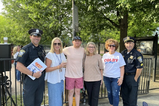 Boston Police Sweeten Community Relations with Ice Cream Truck and Games at Peter Looney Park Event