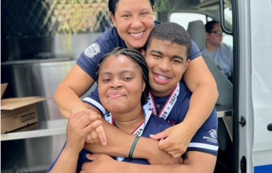 Boston Police Sweeten Season Finale for Challenger League with Ice Cream Celebration