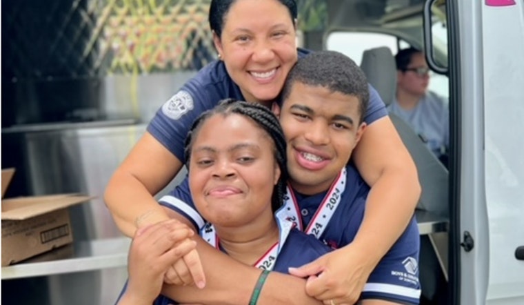 Boston Police Sweeten Season Finale for Challenger League with Ice Cream Celebration