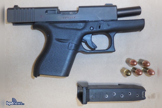 Boston Resident Charged With Firearm Possession After Mattapan Traffic Stop Reveals Stolen Gun