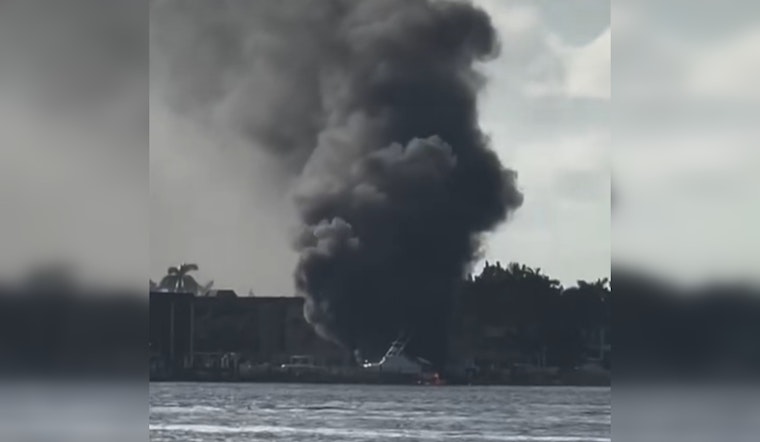 Boynton Beach Fire Rescue Swiftly Extinguishes Marina Blaze, No Injuries Reported