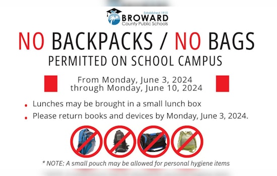 Broward County Public Schools Enforce Backpack Ban in Final Week to Boost Campus Safety