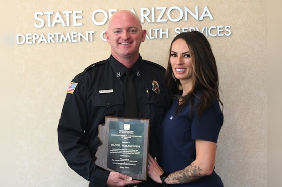 Buckeye Fire Captain Honored as EMCT of the Year in Central Arizona for Lifelong Commitment to Public Safety