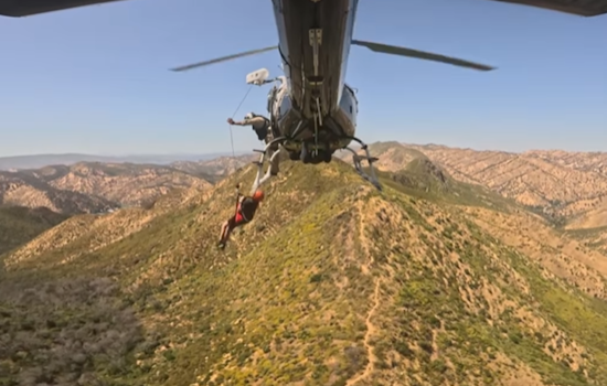 VIDEO: California Hiker Airlifted to Safety by CHP and Local Fire Departments on Blue Ridge Trail