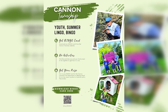 Cannon Township Launches Summer Bingo for Kids with Free Ice Cream Rewards