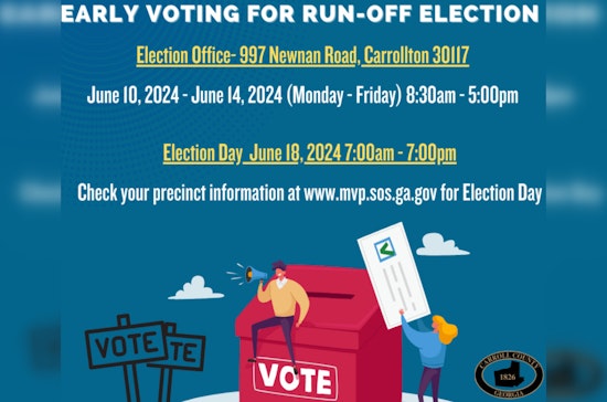 Carroll County Announces Dates for Early Voting in Republican Run-Off Election