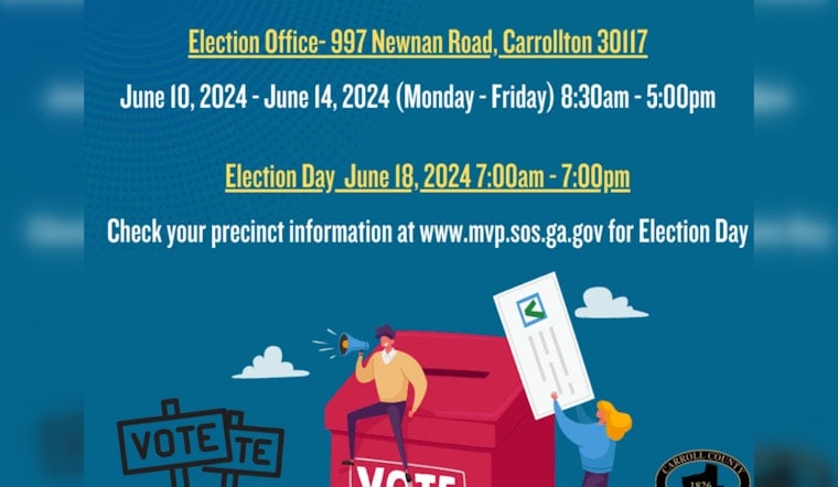 Carroll County Announces Dates for Early Voting in Republican Run-Off Election