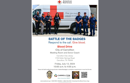 Carrollton Gears Up for the Exciting Second Annual Battle of the Badges on July 12