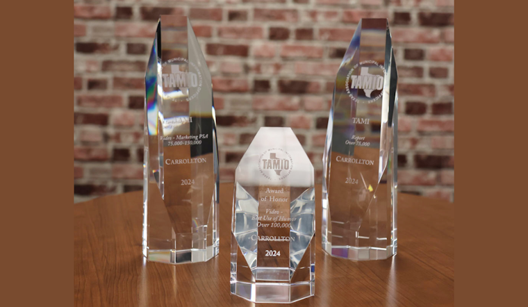 Carrollton Marketing Efforts Shine with Three State Awards at TAMIO Conference