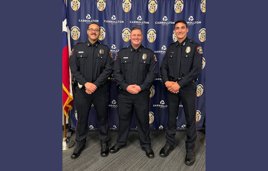Carrollton Welcomes New Trio of Officers: Commitment to Public Safety and Community Trust Strengthened