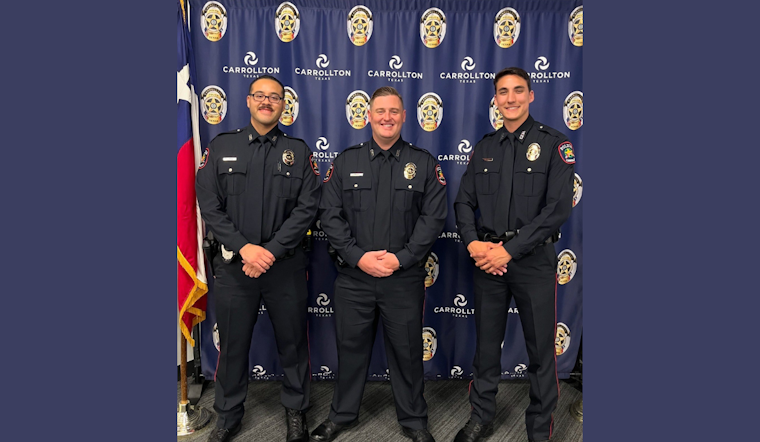 Carrollton Welcomes New Trio of Officers: Commitment to Public Safety and Community Trust Strengthened