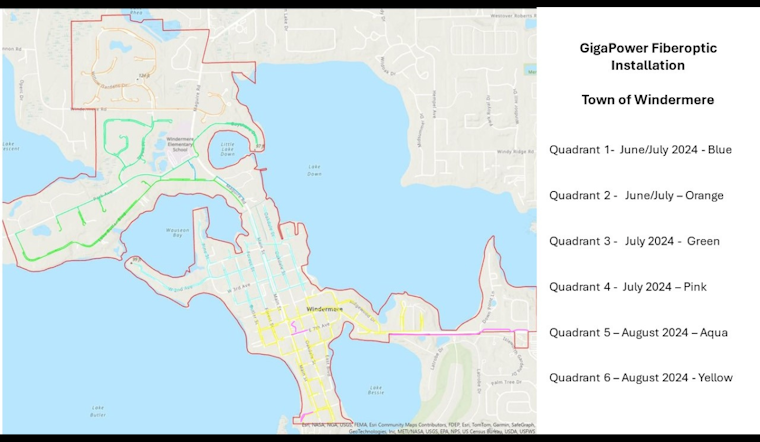 Central Florida's Digital Leap, GigaPower to Install Fiber Optic Network in Windermere Starting June