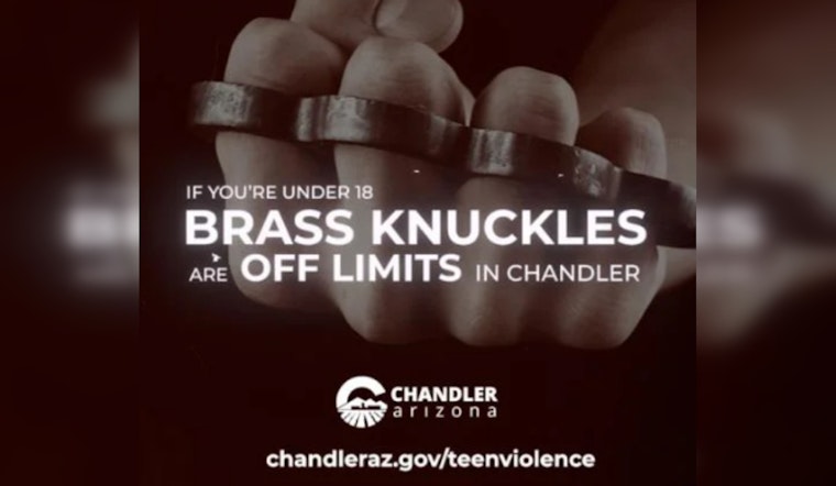 Chandler Imposes New Laws on Unruly Gatherings and Brass Knuckle Possession
