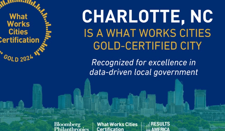 Charlotte Achieves Prestigious Gold-Level What Works Cities Certification for Excellence in Data-Driven Governance