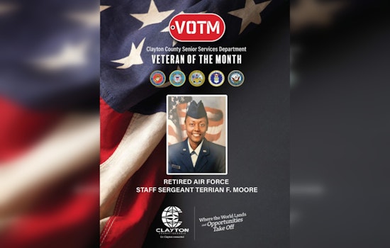Clayton County Honors Diverse Career Veteran Terrian Moore as Veteran of the Month