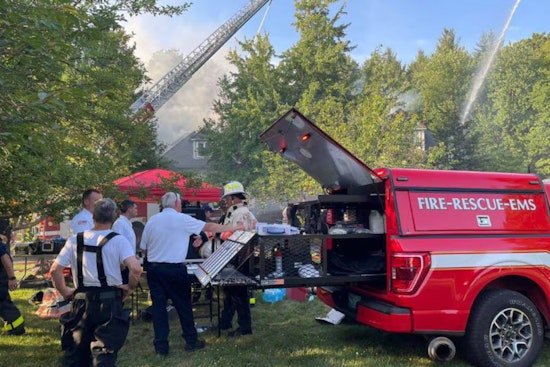 Concord Mansion Engulfed in Massive Fire During Renovation, Firefighter Hospitalized