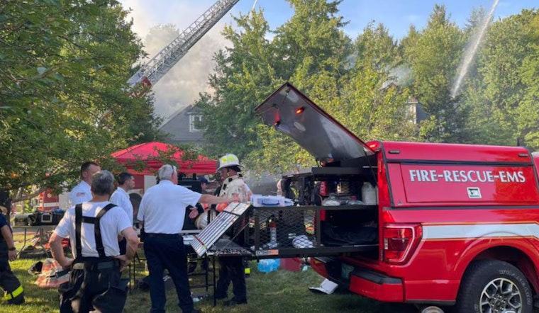 Concord Mansion Engulfed in Massive Fire During Renovation, Firefighter Hospitalized