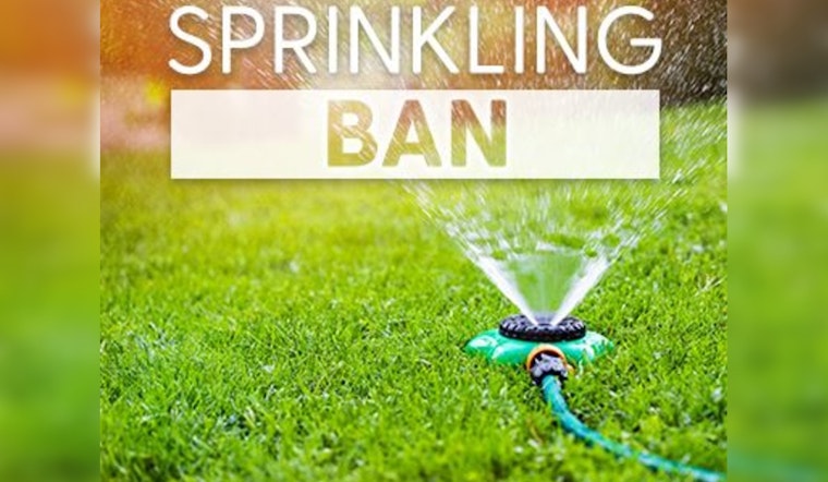 Coon Rapids Initiates Odd/Even Sprinkling Ban to Conserve Water Amid Drought Concerns
