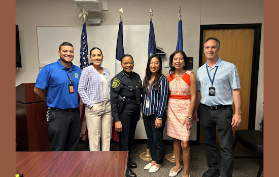 DC Leadership Academy Delegates Express Gratitude to Sheriff Marian Brown in Dallas Post-Presentation Visit