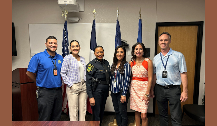 DC Leadership Academy Delegates Express Gratitude to Sheriff Marian Brown in Dallas Post-Presentation Visit