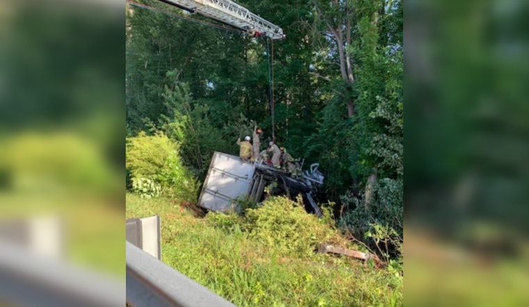Douglas County Rescue Crews Extricate Driver After Box Truck Accident Near Lithia Springs on I-20