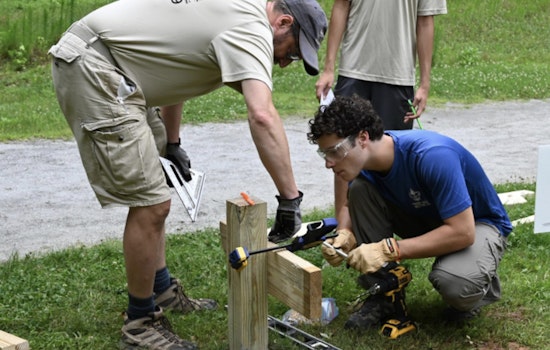 Eagle Scout Candidate Aiden Roy Spearheads Bench Installation at Milton's City Park and Preserve