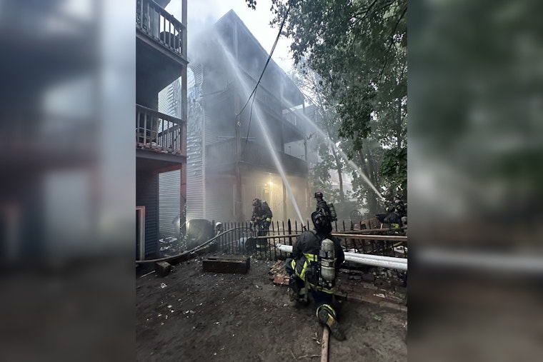 Early Morning Blaze Displaces 33, Injures Firefighter in Dorchester