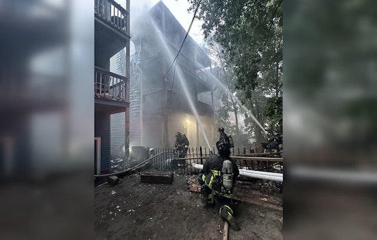 Early Morning Blaze Displaces 33, Injures Firefighter in Dorchester