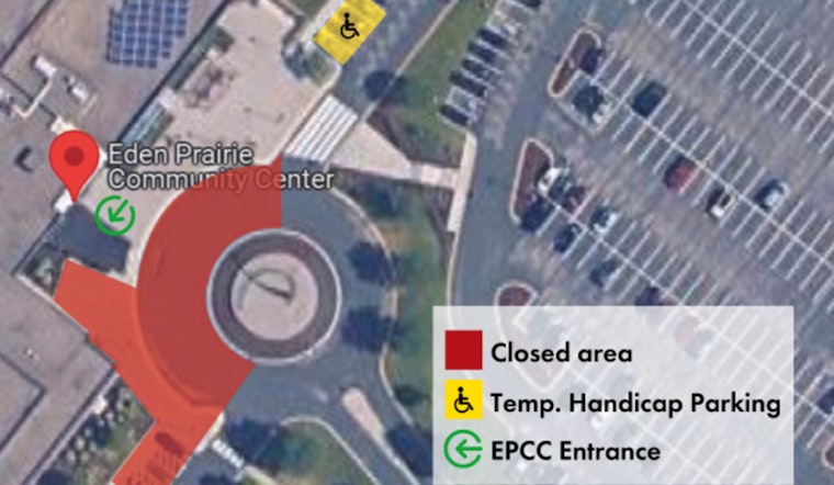 Eden Prairie Community Center Roundabout Closure Scheduled for Tuesday Morning Maintenance