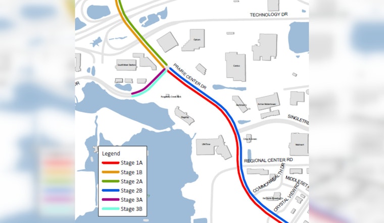 Eden Prairie Prepares for Traffic Overhaul with Prairie Center Drive Project Starting Next Week