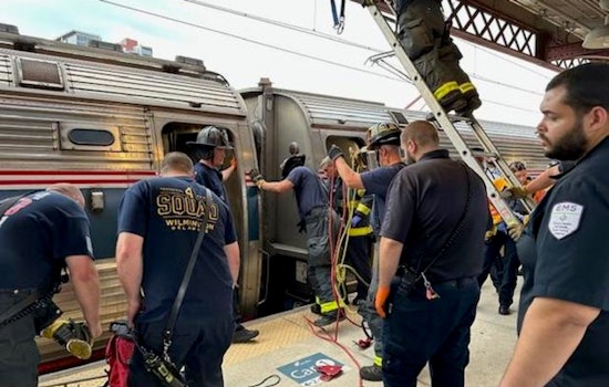 Elderly Woman Rescued from Beneath Amtrak Train in Wilmington by First Responders