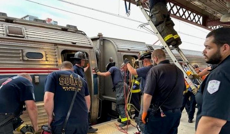 Elderly Woman Rescued from Beneath Amtrak Train in Wilmington by First Responders