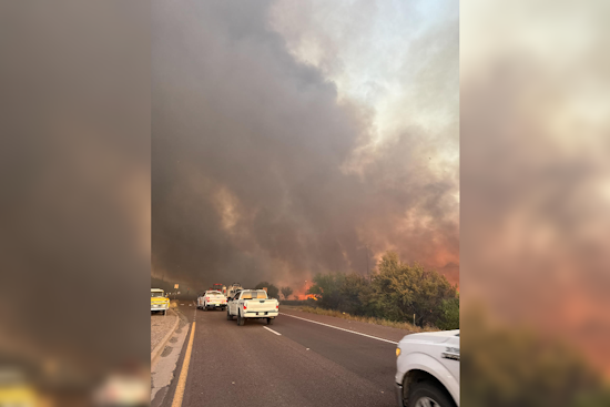Evacuations Ordered as Rose Fire Engulfs 166 Acres and Threatens 100 Homes Near Wickenburg