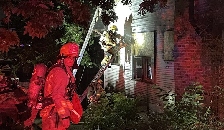 Fire Crews Douse Major Blaze on West Sixth Street in Austin, No Injuries Reported